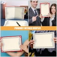 thumbnail image 2 of OULII 8Pcs Academic Certificate Paper for Classroom Celebrations Multi Paper, 2 of 6