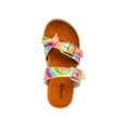 thumbnail image 4 of Kensie Girl Colorful Footbed Sandals (Little Kid Sizes) - Multi Metallic, 12, 4 of 6