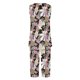 thumbnail image 5 of Conjunto de Ropa de Salón para Mujer Cuello Redondo Blusa sin Mangas Sólida Y Pantalones Cortos de Cintura Elástica Pantalones, Pantalones Cortos de Verano para Mujeres, 5 of 7