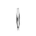 thumbnail image 4 of 0.50Cttw Pave Set Round Cut Diamond Huggie Earrings 14K White Gold, 4 of 4