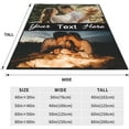 thumbnail image 6 of Custom Blanket with Picture Text Customized Blankets with Photos Customizable Personalized Blankets and Throws for Adult Kid Birthday Christmas Valentines Day Memorial Gift,, 6 of 6