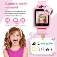 thumbnail image 6 of Kids Smart Watch with 90° Rotatable Camera, 26 Educational Games, Music Player, No App Required, Smartwatch for Boys and Girls Ages 5-12, Pink, 6 of 10