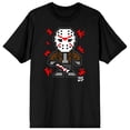 thumbnail image 7 of Friday the 13th Thread Pixel Men's Black T-Shirt - M, 7 of 7