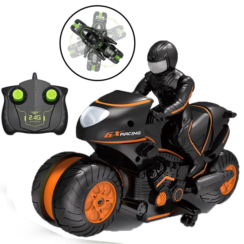 CNKOO Rc Motorcycle Remote Control Motorcycles , 360° Spinning Action