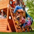 KidKraft Falcon Ridge Wooden Swing Set / Playset with Kitchen, Slides