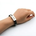 thumbnail image 4 of Wollet Medical Alert Bracelet for Men Women,Type 2 Diabetes, Silicone Bracelet, 4 of 10
