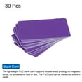 thumbnail image 3 of Uxcell Blank Cards, 30 Mil Graphic Quality Purple Plastic Cards for Photo ID Badge Printer, 20 Pack, 3 of 5