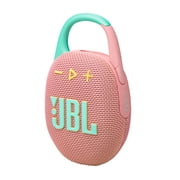JBL Clip 5 Bluetooth Speaker and divvi! Protective Case Bundle - Pink
