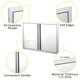 thumbnail image 5 of Stainless steel double-door gabinete 24 pulgadas de anchura y 24 pulgadas high con metal handle vent panel y five-ply corrugated design, 5 of 6