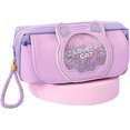 thumbnail image 1 of Kawaii Cute cat Pencil case Three-Layer Pencil case Large Capacity Pencil case Cute School Supplies (Purple), 1 of 4