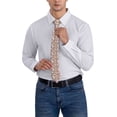 thumbnail image 4 of Men's Ties, Cute Chocolate Print Satin Ties for Men, Mens Formal Neck Ties for Business Weeding Gift, 4 of 5