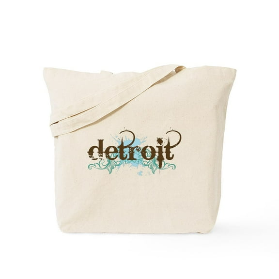 CafePress - Detroit Michigan Tote Bag - Unisex Canvas Tote Bag, Beige, 1-Piece