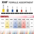 thumbnail image 3 of Kit de herramientas para engarzar férulas XHF 1700 PCS con engarzador hexagonal, 3 of 5