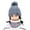 Gray, variant on Guluxicc Womens Knit Hats Winter Warm Beanie Cap Outdoor Thick Soft Hat, Gray