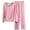 Pink, variant on Feancey Womens Fleece Pajama Sets Winter,Women's Plush Warm Long Sleeved Pants Two-piece Set Casual Loose Round Neck Pajama Homewear Sets