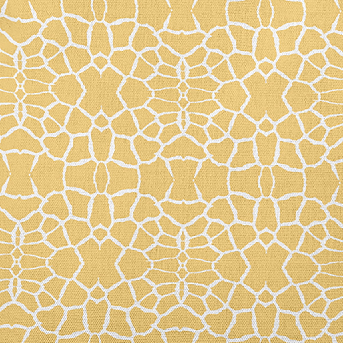 24" x 24" Simply Daisy Tiny Giraffe Pattern Poly Pillow with Zipper, Daffodil Qty 1