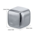 thumbnail image 2 of Monstrate Juego de piedras para whisky de acero inoxidable, bebida fría durante horas sin diluir, solo coloque la piedra para whisky Barra de herramientas, 2 of 6