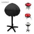thumbnail image 1 of Gaspro Waterproof Small Round Grill Cover Fits George Foreman, Techwood, Cuisinart, Homewell Electric Grills, Weber Jumbo Joe Charcoal Grill and More, Waterproof, 19.2" Diameter x 17.6" Height, Black, 1 of 10