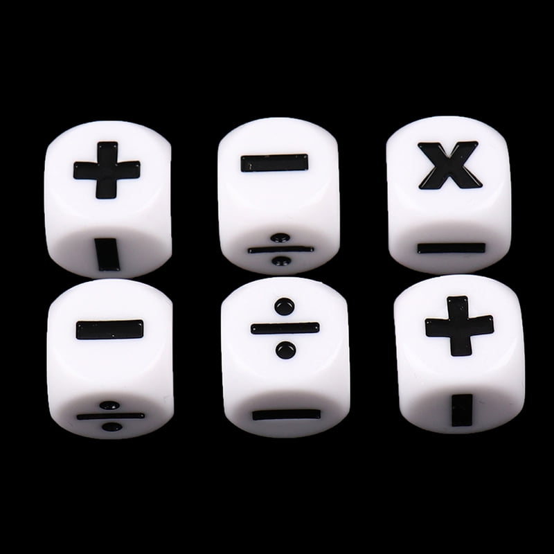 Dice Addition/Subtraction/Multiplication/Division Symbol Dice Operation Teaching 