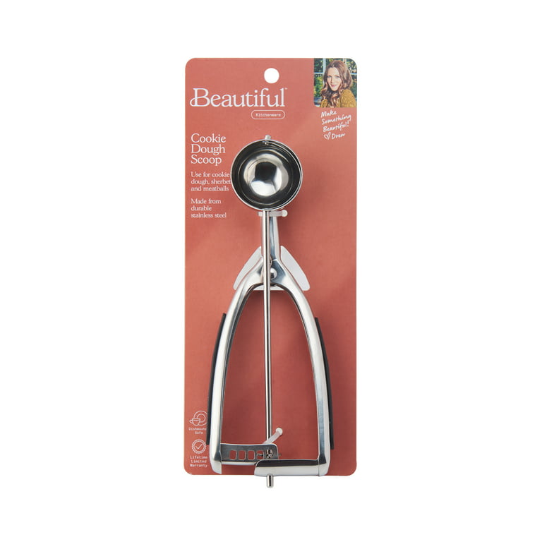 Beautiful Cookie Dough Scoop, Medium with Squeeze Handle, Store Only Item,  Item and Color May Vary by Location, 1 Cookie Scoop by Drew Barrymore 