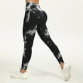 thumbnail image 2 of Resistance Band Leggings for Women High Waist Leggings, 3D Leggings Stretch Fitness Pants, High Waist Booty Scrunch Butt Yoga Trousers, Trendy Pants for Yoga, Gym, Workout Black L, 2 of 7