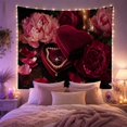 thumbnail image 2 of Opulent Still Life With Open Heart Shaped Jewelry, Mystical Fantasy for Space Lovers, Galaxy Room Decor, Valentine's Day Gift, Tapestry Wall Hanging for Bedroom and Dorm, 2 of 7