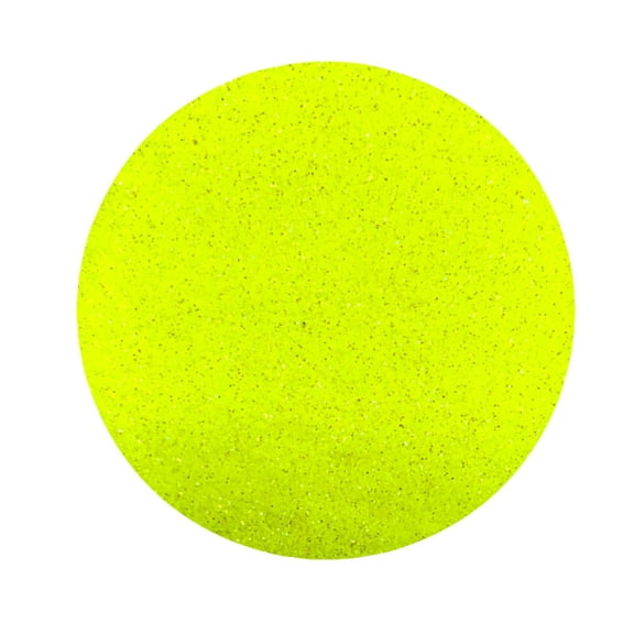 Mardi Gras Spot 8oz Glitter Neon Yellow (Each)
