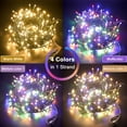 thumbnail image 3 of Luces para árbol de Navidad Decute, 300 LED, 108 pies, 11 modos, resistentes al agua, 3 of 8
