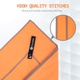 thumbnail image 3 of Toalla Eunzel de microfibra de secado rápido, 3 unidades, color naranja, 3 of 7