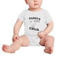 thumbnail image 2 of Daddys Other Chick Cute Baby Romper Boy Girl Clothes Unisex, 2 of 5