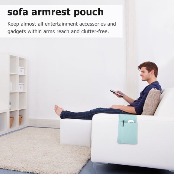 ibasenice Armrest Storage Organizer Sofa Storage Bags Decor For Families 1pc