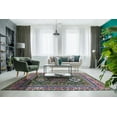 thumbnail image 2 of EORC KC15103GN8X10 8 x 10 ft. Kazak Traditional Area Rug, Green & Light Fushia, 2 of 9