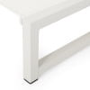 Noble House Modesta Outdoor Aluminum Chaise Lounge with Mesh Seating White