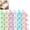 Multicolor-24 Pcs, variant on Triangular Book Page Corner Clips, Plastic Document Fasteners for Preventing Book Pages from Curling, Reading & Office Supplies for Organizing Papers, Files and Books