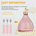 thumbnail image 4 of Mini Clear Plastic Spray Bottle Portable Cute Perfume Mouthwash Atomizer for Cleaning, Travel, Essential Oils, Perfume (60, 4ml), 4 of 5