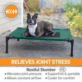 thumbnail image 6 of K&H Pet Products Original Pet Cot Elevated Dog Bed Green/Black Mesh Medium 32 X 25 X 7 Inches, 6 of 10
