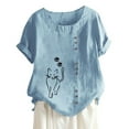 GOBUQIRAN Walmart Week Deals My Orders Womens Summer Tops Oversized