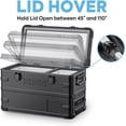 thumbnail image 3 of ICECO APL35 Dual Zone Portable Fridge Freezer, 37 Quart 12V Car Refrigerator with Secop Nano Compressor, Aluminum Cooler, 3 of 4