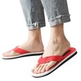thumbnail image 3 of Men Shoes Fashion Beach Flip Flops Flat Toe Sandwich Beach Flip Flops For Men Men's Sandals Size 11 Mens Flip Flop Size 11 Men Flip Flops Size 11 Shower Flip Flops for Men Size 14 Flip Flop, 3 of 9