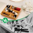 thumbnail image 3 of Juego organizador de cajones Bayting Bamboo con bandejas de almacenamiento de 5 piezas, 3 of 6