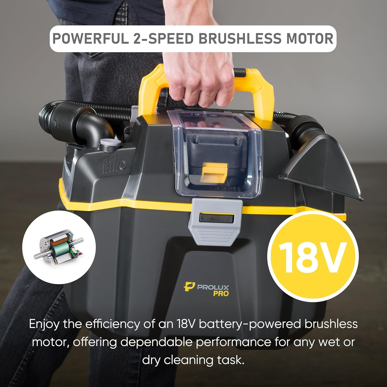 Surge Cordless Commercial Wet/Dry Tool & Travel Vacuum