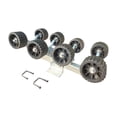 thumbnail image 2 of harper Rouleau de Remorque de Bateau Accessoires Marins Bricolage Assemblage, Support Inférieur, Pièces de Rechange pour Remorques de Navire Bateau à Moteur 8 Roues Noir, 2 of 9