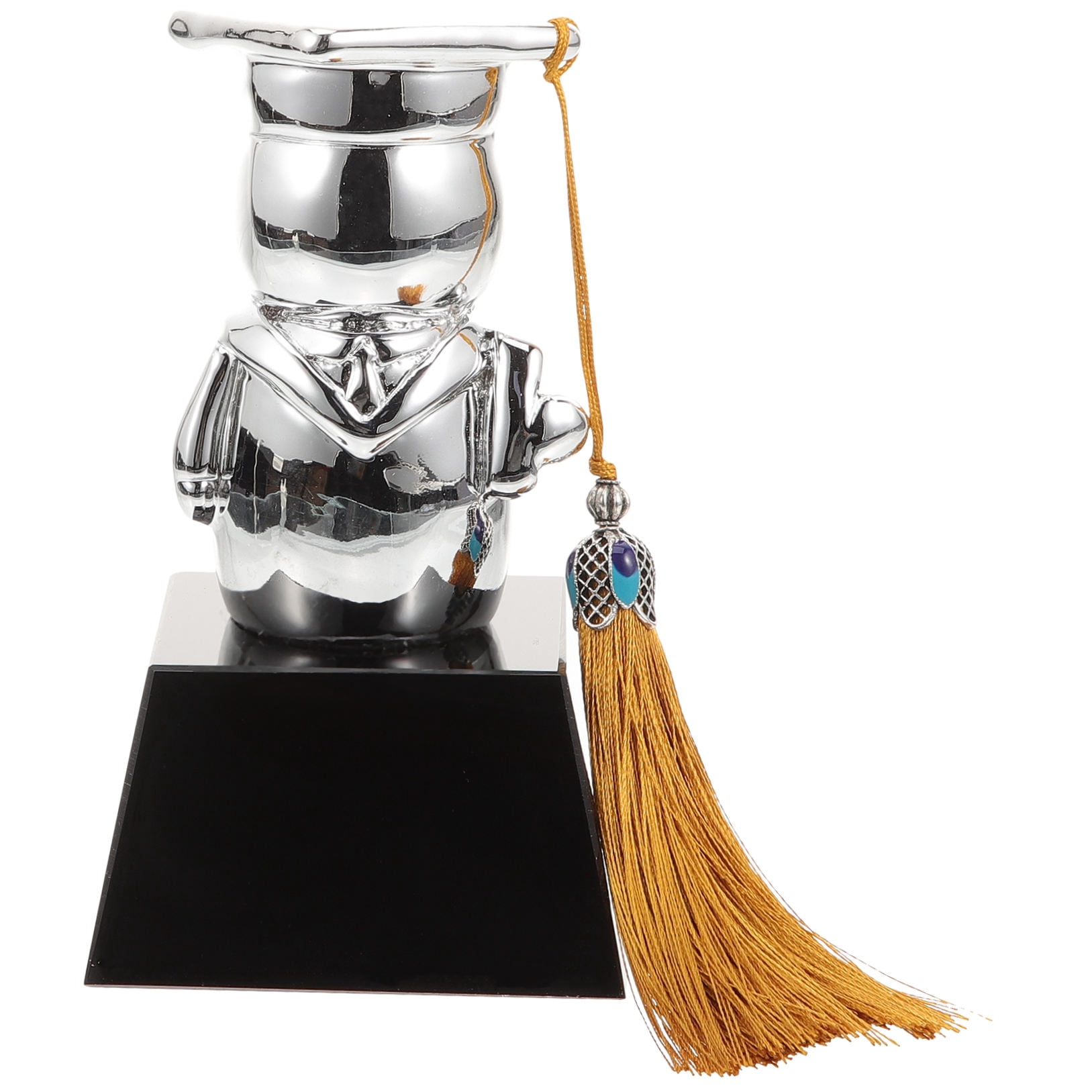 RENACLIPY Small Crystal Graduation Trophy Award, Lightweight Party Decoration for Celebration and Recognition