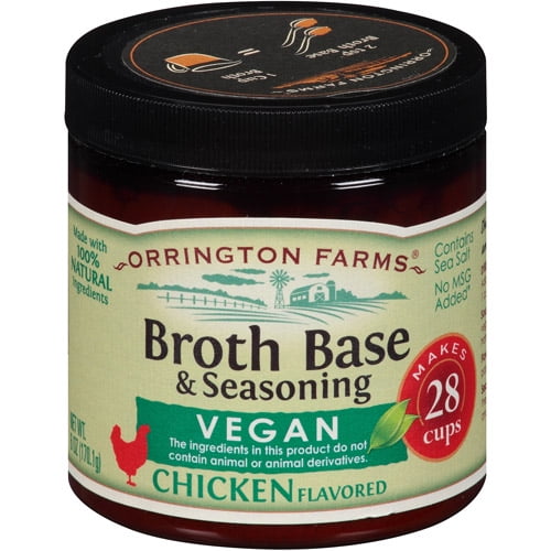 ***Discontinued by Kehe 11_4***Orrington Farms Vegan Chicken Flavored Broth Base & Seasoning, 6