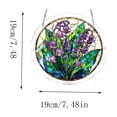 thumbnail image 5 of Acrylic Jigsaw Puzzle Suncatcher, Suncatcher Puzzle, 83 Pieces Acrylic Puzzle Window Hanging, Colorful Stained Glass Acrylic Sun Catcher Decor, for Women Mom, 5 of 5