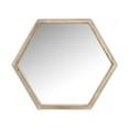 thumbnail image 1 of Cheungs 4577 Hexagonal Wooden Wall Mirror, 1 of 1