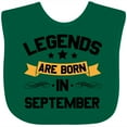 thumbnail image 3 of Inktastic Legends Are Born in September Boys or Girls Baby Bib, 3 of 4