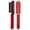 Red, variant on Puangsi 2 in 1 Hair Straightener Brush, Ionic Straightening Brush with 5 Adjustable Levels and Fast Heating, Professional Hair Brush Straightener for Women, Smooth and Silky Hair, Green