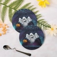 thumbnail image 3 of GZHJMY Ghost Round Coaster, 4 Pcs Heat Resistant Absorbent Drink Coaster for Kitchen Bar Cafe Decor, 3 of 7
