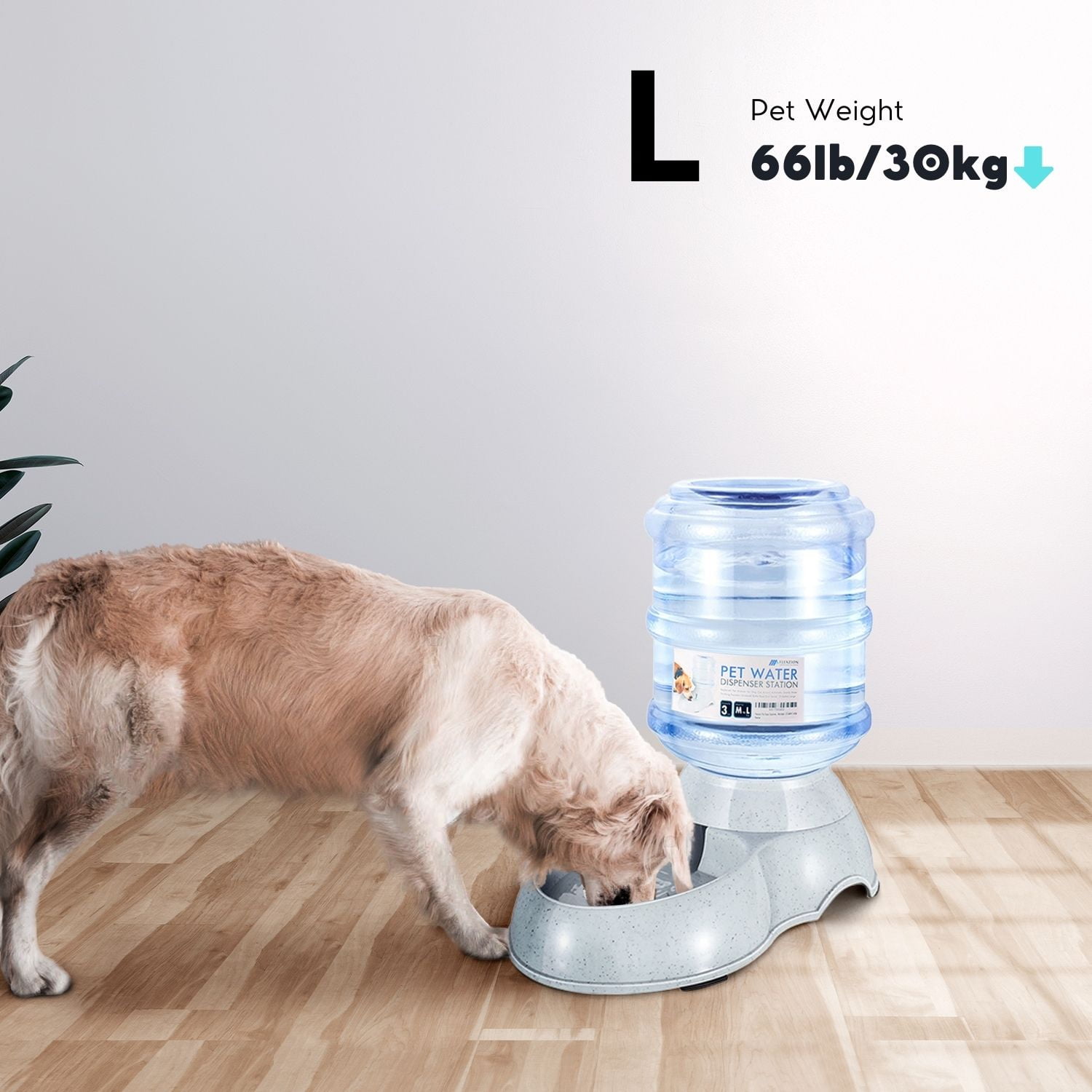 Dog water sales dispenser 3 gallon
